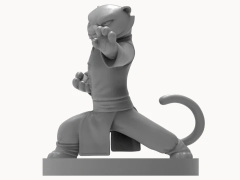 Kung Fu Panda 3D Printable 3D Print Model