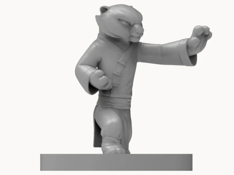 Kung Fu Panda 3D Printable 3D Print Model