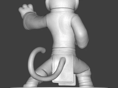 Kung Fu Panda 3D Printable 3D Print Model