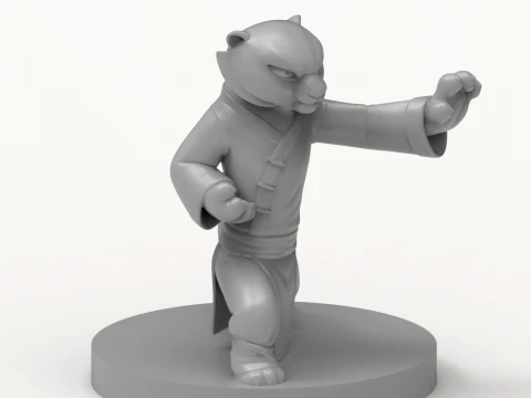 Kung Fu Panda 3D Printable 3D Print Model