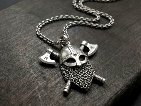 Viking Pendant 3D Принт Модель