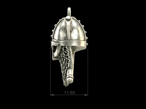 Viking Pendant 3D Print Model
