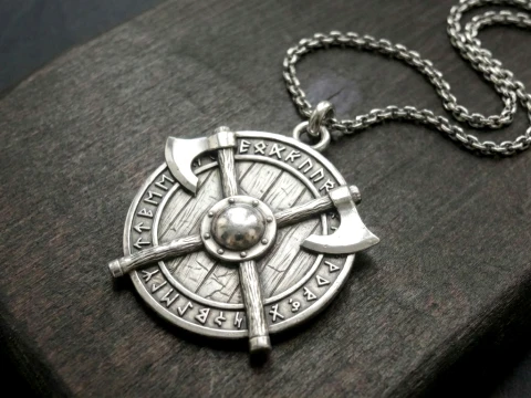 Viking Pendant 3D Принт Модель