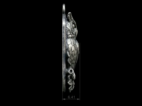 Owl Night Guardian Pendant 3D Print Model