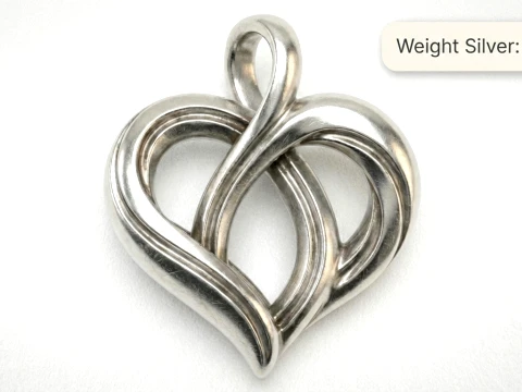 Infinity Loop Heart 3D Print Model