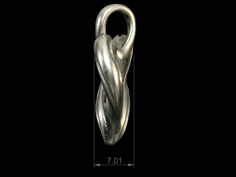 Infinity Loop Heart 3D Print Model