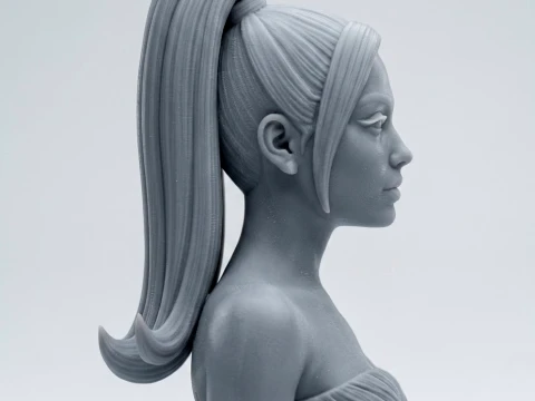 Ariana Grande 3D Printable Bust 3D Print Model