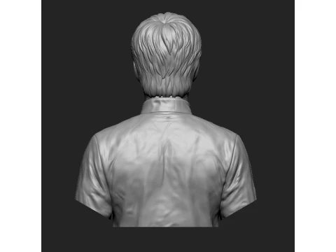 Bruce Lee 3D Printable Bust 3D Print Model