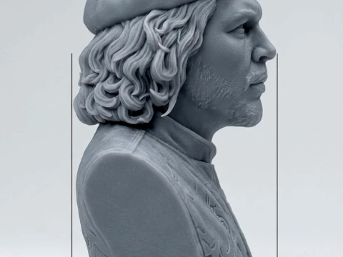 Ernesto Che Guevara 3D Printable Bust 3D Print Model