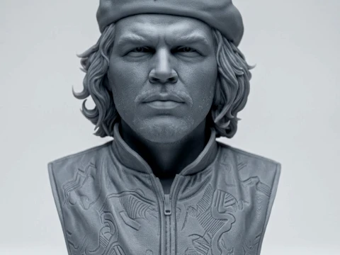 Ernesto Che Guevara 3D Printable Bust 3D Print Model
