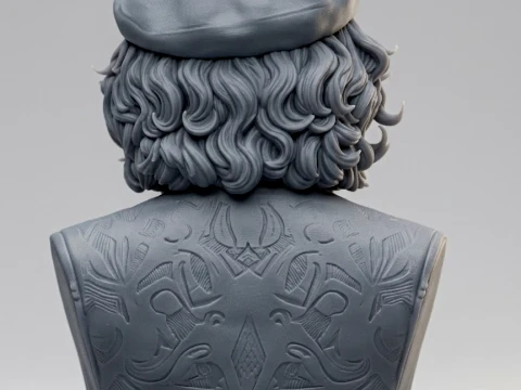 Ernesto Che Guevara 3D Printable Bust 3D Print Model
