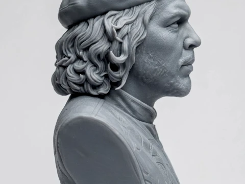 Ernesto Che Guevara 3D Printable Bust 3D Print Model