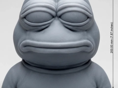 Pepe the Frog 3D Printable Bust 3D Print Model