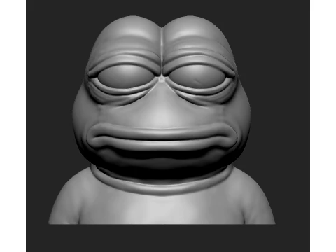 Pepe the Frog 3D Printable Bust 3D Print Model