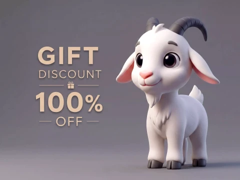 Goat 3D Print Model 3D Принт Модель