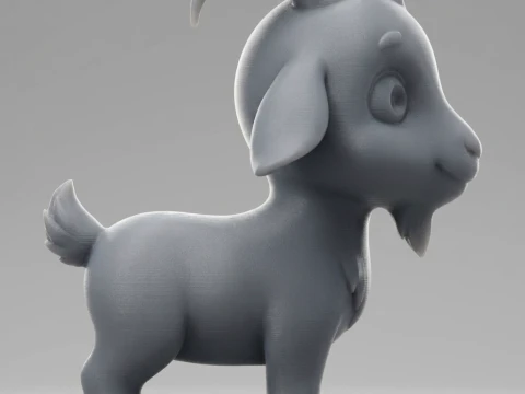 Goat 3D Print Model 3D Print Model