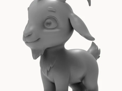 Goat 3D Print Model 3D Print Model