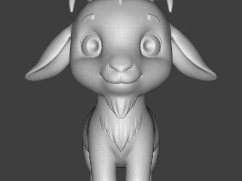 Goat 3D Print Model 3D Print Model