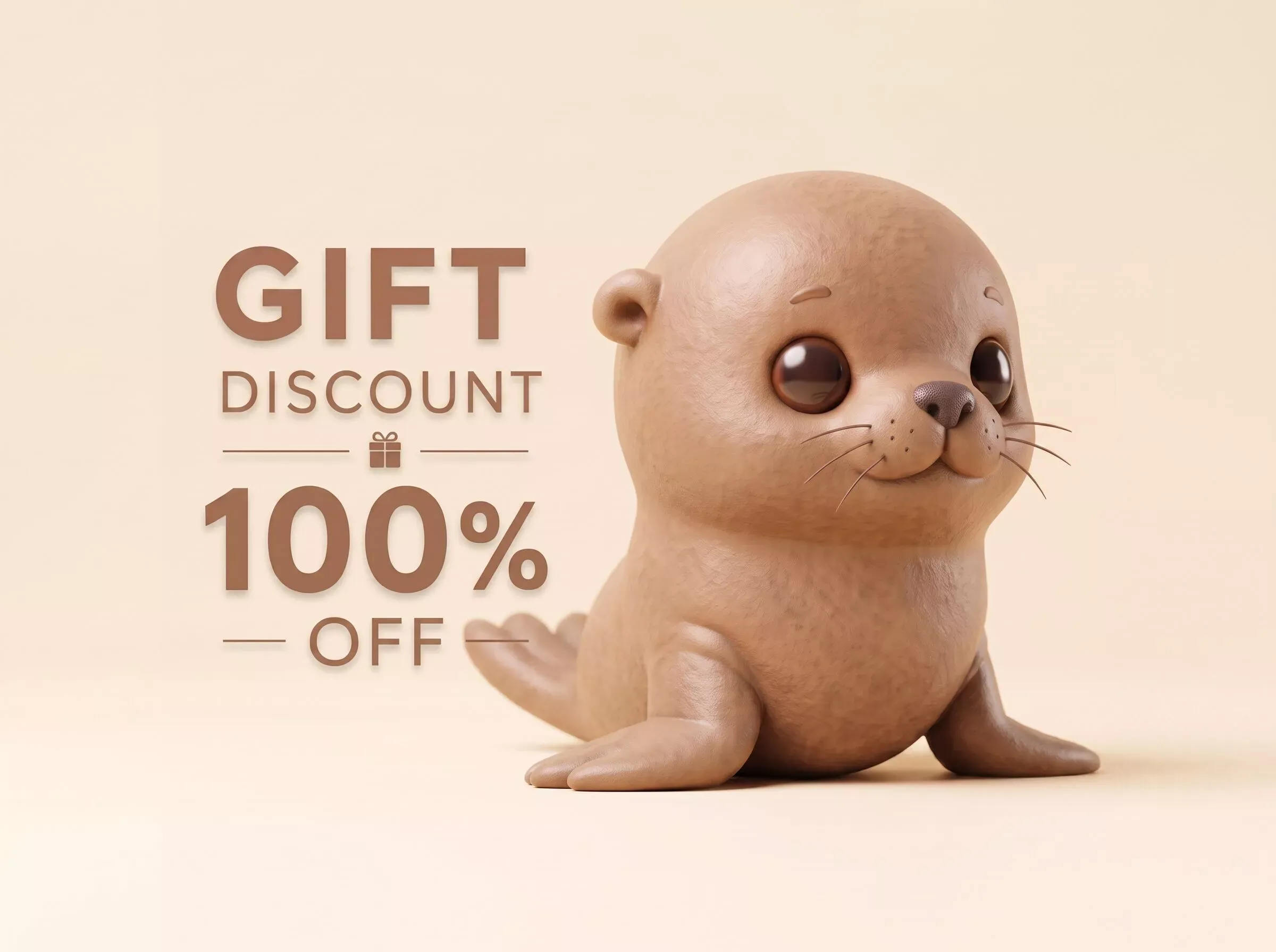 Seal 3D Print Model 3D Print Model .c4d .max .obj .3ds .fbx .stl .blend 