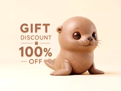Seal 3D Print Model 3D Druckmodell