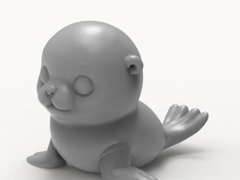 Seal 3D Print Model 3D Print Model