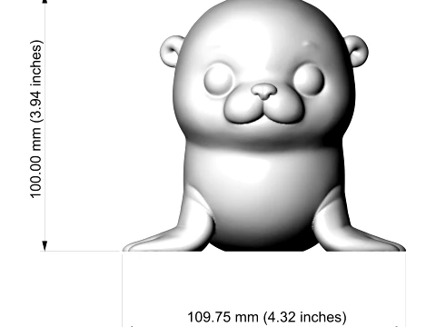 Seal 3D Print Model 3D Print Model