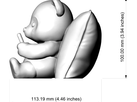 Panda 3D Print Model 3D Print Model