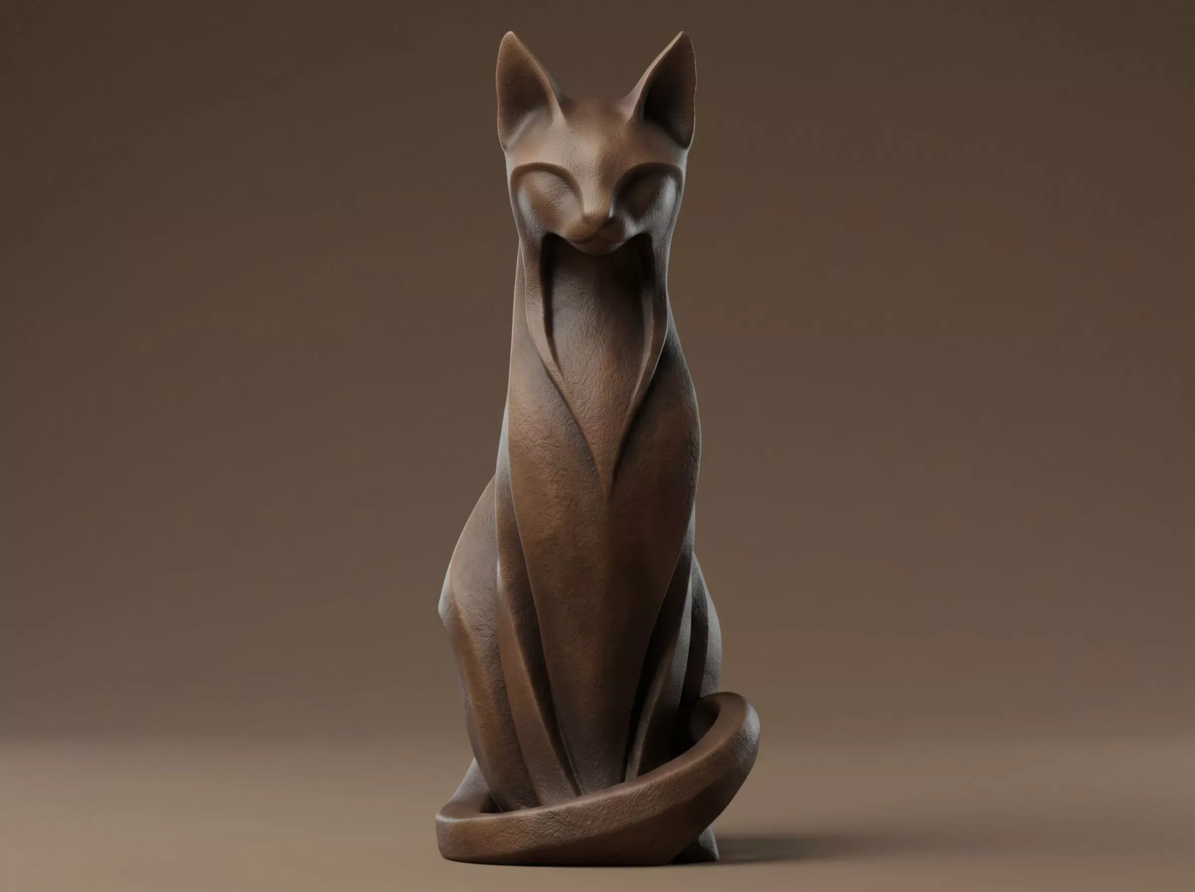Cat 3D Print Model 3D Print Model .c4d .max .obj .3ds .fbx .stl .blend 