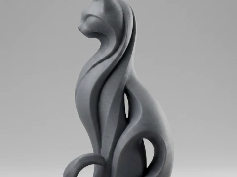 Cat 3D Print Model 3D Print Model