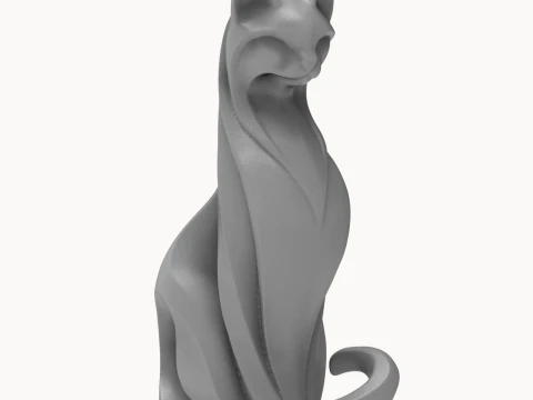 Cat 3D Print Model 3D Print Model