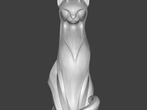 Cat 3D Print Model 3D Print Model
