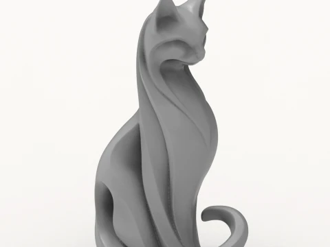 Cat 3D Print Model 3D Print Model