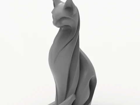 Cat 3D Print Model 3D Print Model