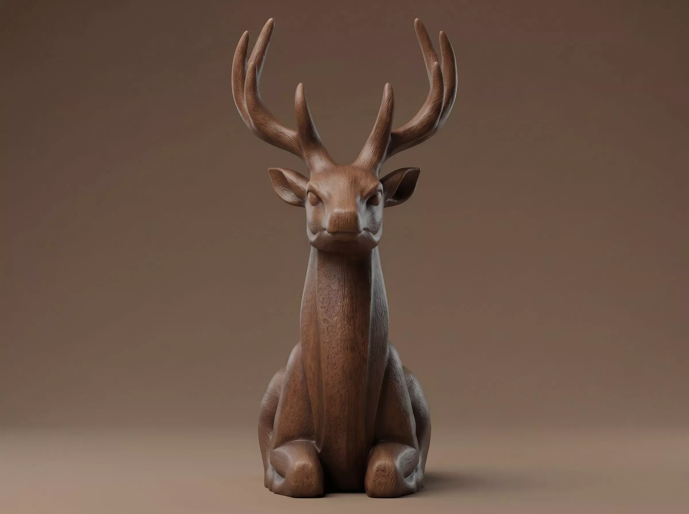 Deer 3D Print Model 3D Print Model .c4d .max .obj .3ds .fbx .stl .blend