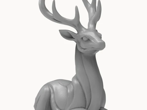 Deer 3D Print Model 3D Print Model