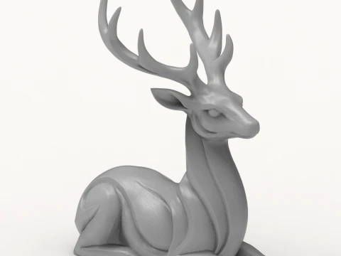 Deer 3D Print Model 3D Print Model