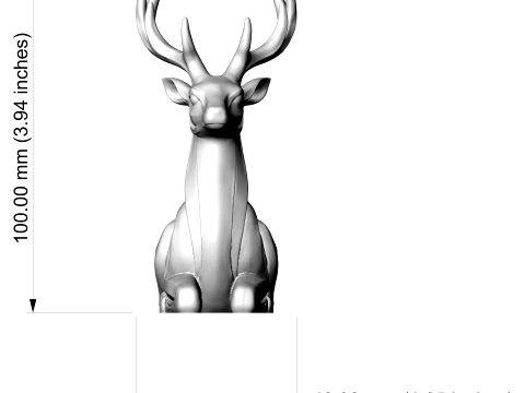 Deer 3D Print Model 3D Print Model