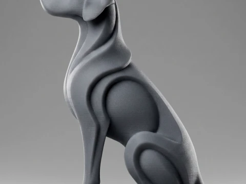Dog 3D Print Model 3D Print Model