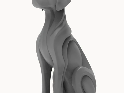 Dog 3D Print Model 3D Print Model