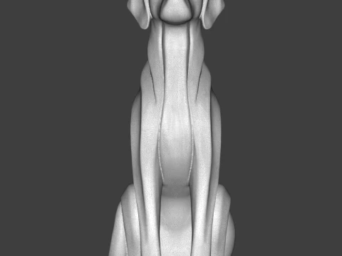 Dog 3D Print Model 3D Print Model