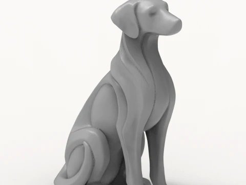 Dog 3D Print Model 3D Print Model