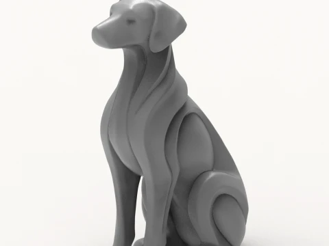 Dog 3D Print Model 3D Print Model