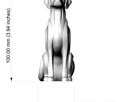 Dog 3D Print Model 3D Print Model