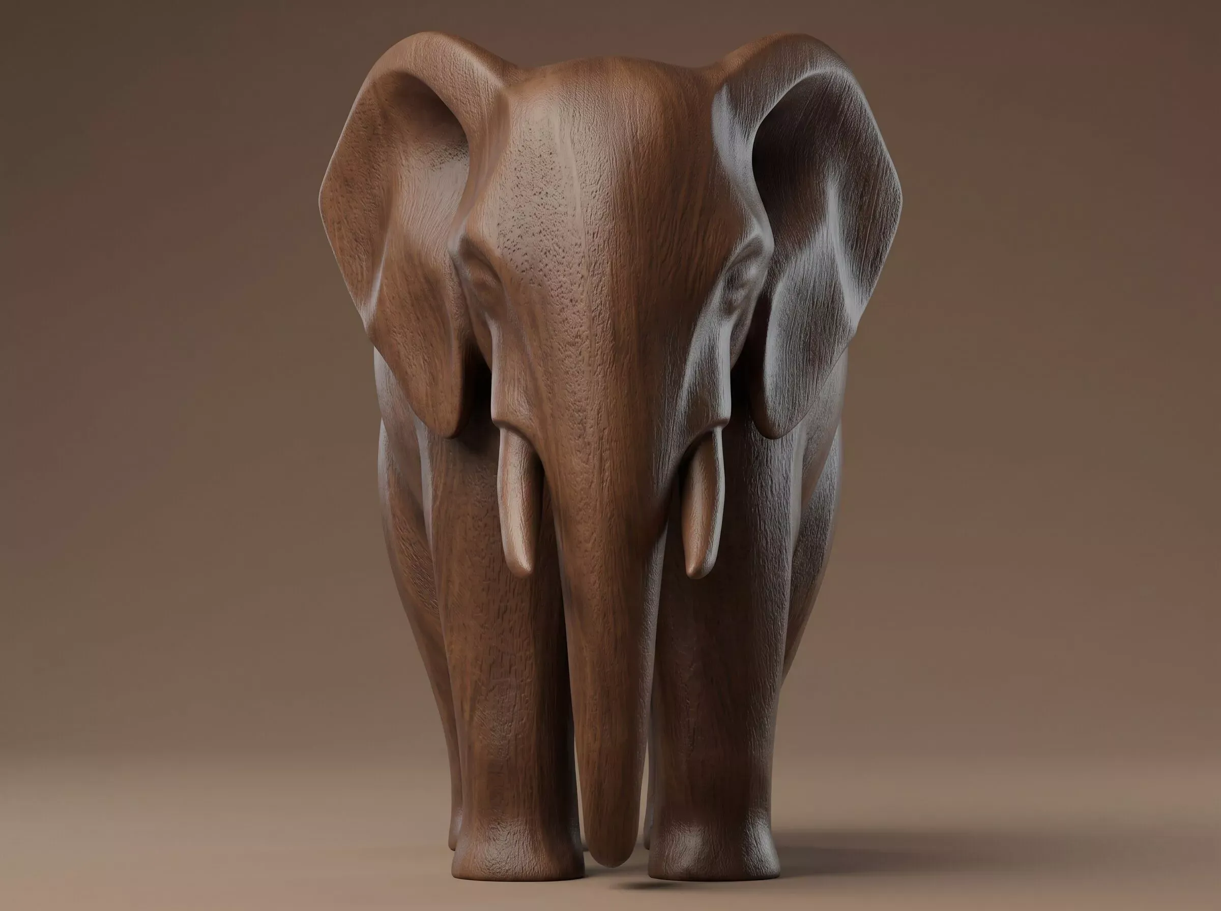 Elephant 3D Print Model 3D Print Model .c4d .max .obj .3ds .fbx .stl .blend 