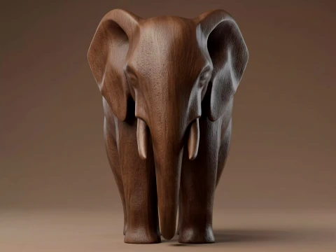 Elephant 3D Print Model 3D Print Model