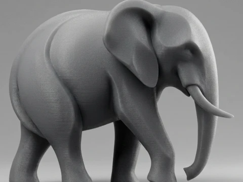 Elephant 3D Print Model 3D Print Model