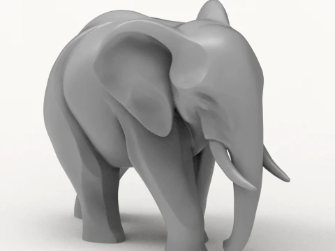 Elephant 3D Print Model 3D Print Model