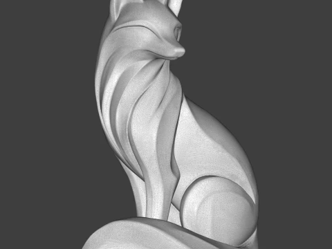 Fox 3D Print Model 3D Print Model