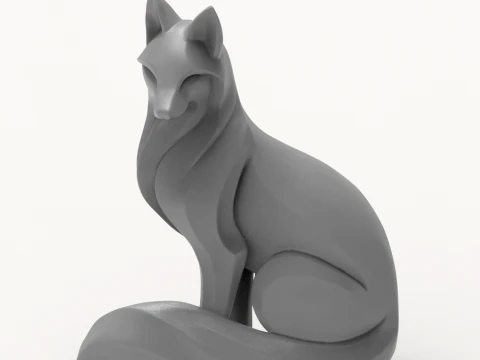 Fox 3D Print Model 3D Print Model