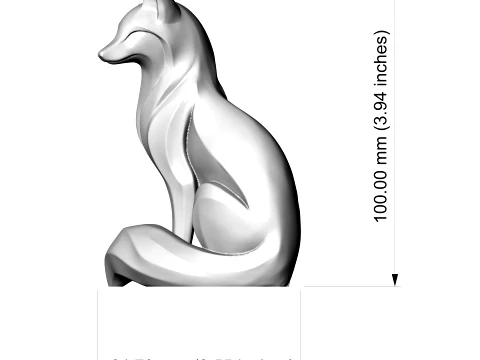 Fox 3D Print Model 3D Print Model